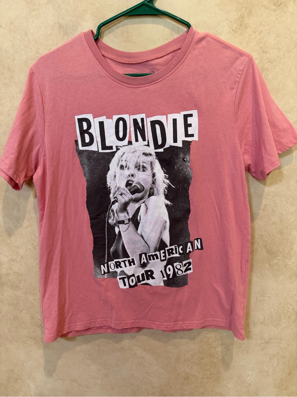 Blondie North American Tour 1982 Graphic Tee - Pink women’s small never worn